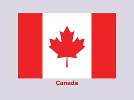nome das bandeiras do país canadá no mundo vetor