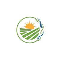 logotipo de biotecnologia agrícola