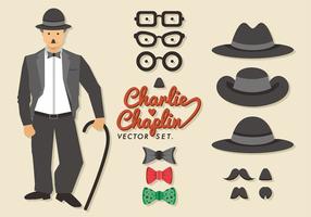 Conjunto de vetores Charlie Chaplin