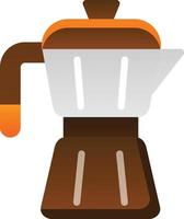 design de ícone de vetor de pote de café
