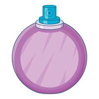 ícone do frasco de perfume, estilo cartoon vetor