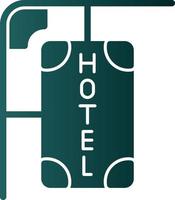design de ícone de vetor de sinal de hotel