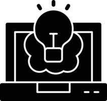 ícone de símbolo de laptop vetor