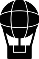 ícone de glifo de balão de ar vetor