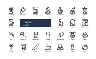 fabricante de grãos de cafeína de café barista restaurante cafetaria ícone de contorno detalhado. ilustração vetorial simples vetor