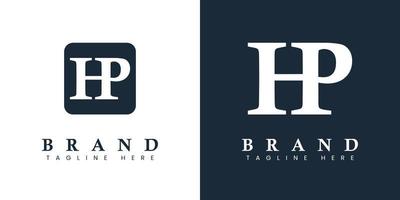 logotipo moderno letra hp, adequado para qualquer empresa ou identidade com iniciais hp ou ph. vetor