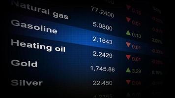 fundo abstrato do mercado de ações a tabela de índice de preços econômicos de commodities vetor