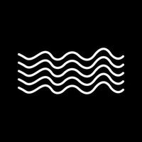 ícone de vetor de ondas magnéticas