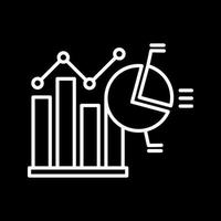 ícone de vetor de gráfico de barras