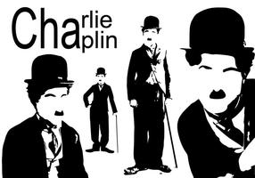 Charlie Chaplin Silhueta vetor
