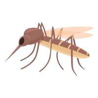 vetor de desenhos animados de ícone de mosquito grande. proteção contra insetos