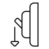 ícone da linha de utilização vetor