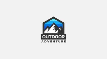 modelo de ícone de logotipo de design de vetor de aventura ao ar livre