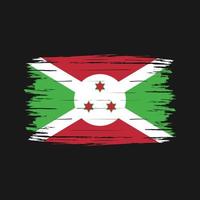 escova de bandeira do burundi vetor