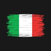 escova de bandeira da itália vetor