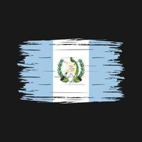 escova de bandeira da guatemala vetor