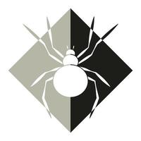 vetor de logotipo de aranha