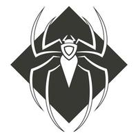 vetor de logotipo de aranha