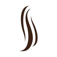 logotipo de cabelo e ícone de vetor de símbolo