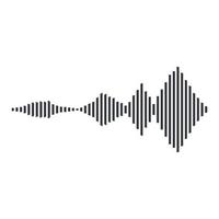 ícone de vetor de onda sonora