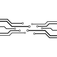 projeto de ilustração de ícone vetorial de circuito vetor