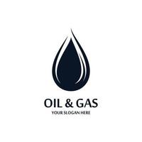 vetor de ícone de petróleo e gás