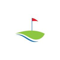 imagens de logotipo de golfe vetor