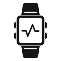 vetor simples de ícone de smartwatch. comida de dieta