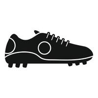 vetor simples de ícone de inicialização do esporte. sapato de futebol