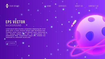 espaço roxo web design astronomia galáxia abstrato eps 10 vetor para site, página inicial, página inicial, página da web