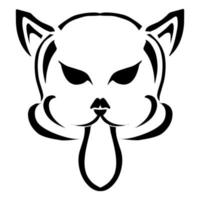 o design do ícone do cachorro dos desenhos animados é adequado para designs de logotipo, ícones de loja e assim por diante vetor