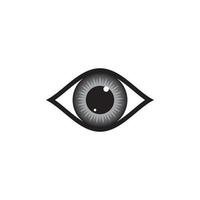 design de ilustração vetorial de símbolo de olho vetor
