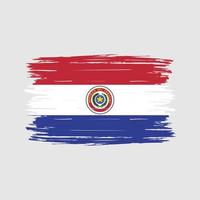 escova de bandeira do paraguai vetor