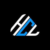 design criativo do logotipo da letra hcl com gráfico vetorial, logotipo simples e moderno da hcl. vetor