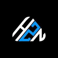 design criativo do logotipo da letra hzn com gráfico vetorial, logotipo simples e moderno do hzn. vetor