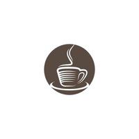 design de ilustração de ícone vetorial de café vetor