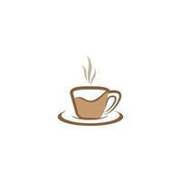 design de ilustração de ícone vetorial de café vetor