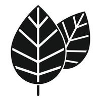 vetor simples do ícone da planta da especiaria da manjericão. folha de erva