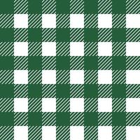 padrão xadrez verde perfeito para textura de tecido vetor