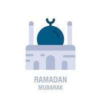 ícones do ramadã oração islâmica muçulmana e ícones de linha fina ramadan kareem definir símbolos modernos de estilo simples isolados em branco para infográficos ou uso da web vetor