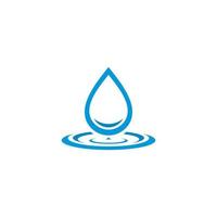 conjunto de símbolos abstratos de gotas de água, logotipo vetor
