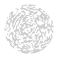 fundo abstrato do círculo com muitas peças diferentes. ilustração vetorial vetor