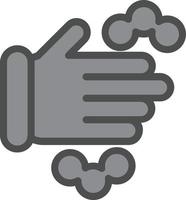 design de ícone de vetor de lavagem de mãos