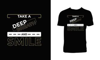tipografia t shirt lettering design de citações motivacionais. vetor