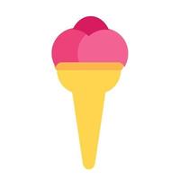 ícone de ilustração vetorial de sorvete de confeitaria de doces vetor