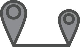 design de ícone de vetor alternativo de marcador de mapa