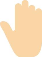 gestos de linguagem corporal interface de mão modelo de banner de ícone de vetor de cor plana