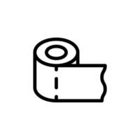 ícone de papel de seda. símbolo de higiene e saúde. design de ícone de papel de seda adequado para necessidades de site, aplicativo móvel e freelance. ilustração de ícone isolado no fundo branco vetor