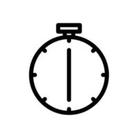 ícone de cronômetro. símbolo do cronômetro. design de ícone de cronômetro adequado para site, aplicativo móvel e necessidades freelance. ilustração de ícone isolado no fundo branco vetor