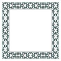 quadro de vetor ornamental vintage. modelo de ilustração vetorial para design